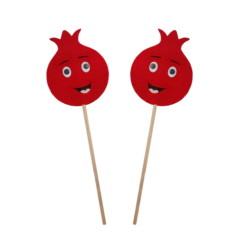  تاپر طرح انار خندان کد 150300 مجموعه 2 عددی