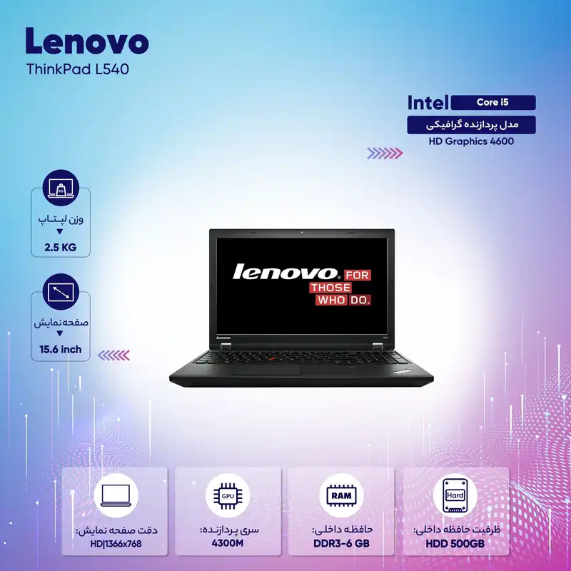لپ تاپ 15 اینچی لنوو مدل ThinkPad L540