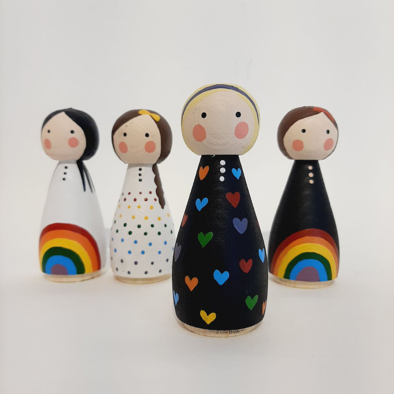 اسباب بازی مدل پری های مهربان کد WT14 مجموعه 4 عددی