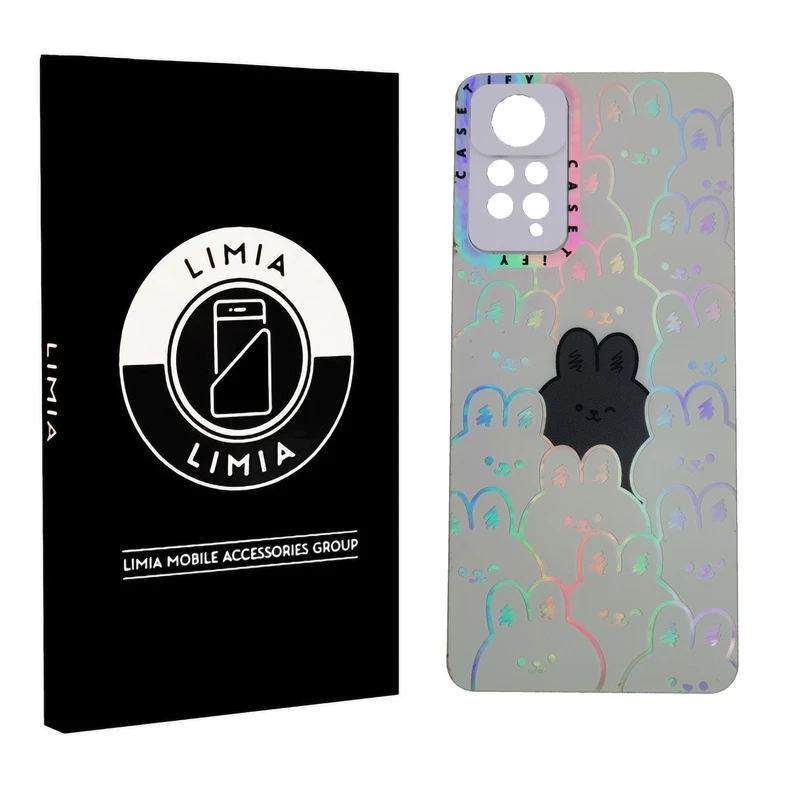 کاور لیمیا مدل فانتزی لنزدار پشت شیشه ای طرح عروسکی شبرنگی مناسب برای گوشی موبایل شیائومی Redmi Note 11s 4G