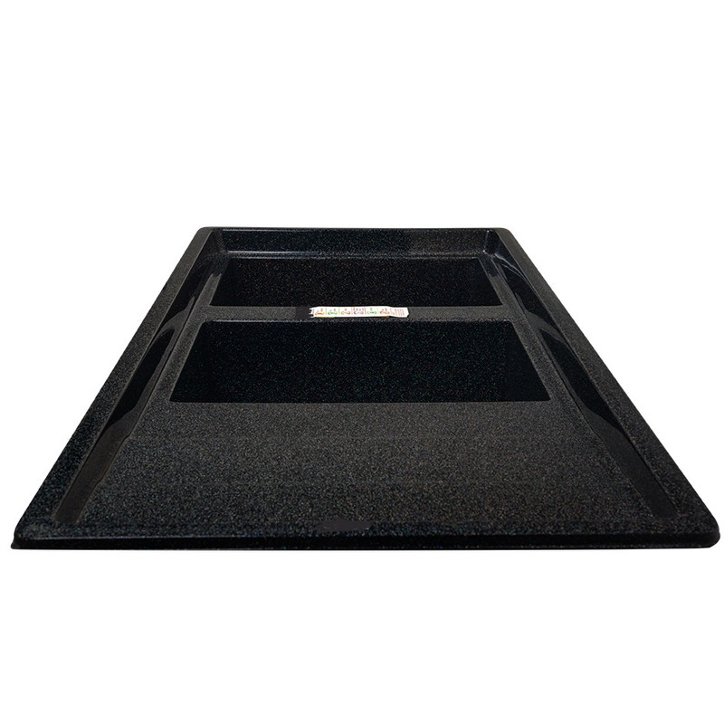 سینک ظرفشویی گرانیت توکار دو لگنه مدل 120MAK