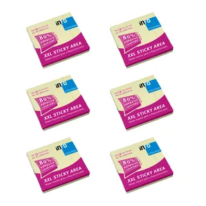 کاغذ یادداشت چسب دار اینفو مدل 01-5654 sn بسته 6 عددی