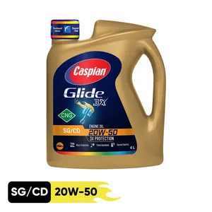روغن موتور خودرو دوگانه سوز کاسپین مدل SG/CD 20W50 CNG حجم 4 لیتر