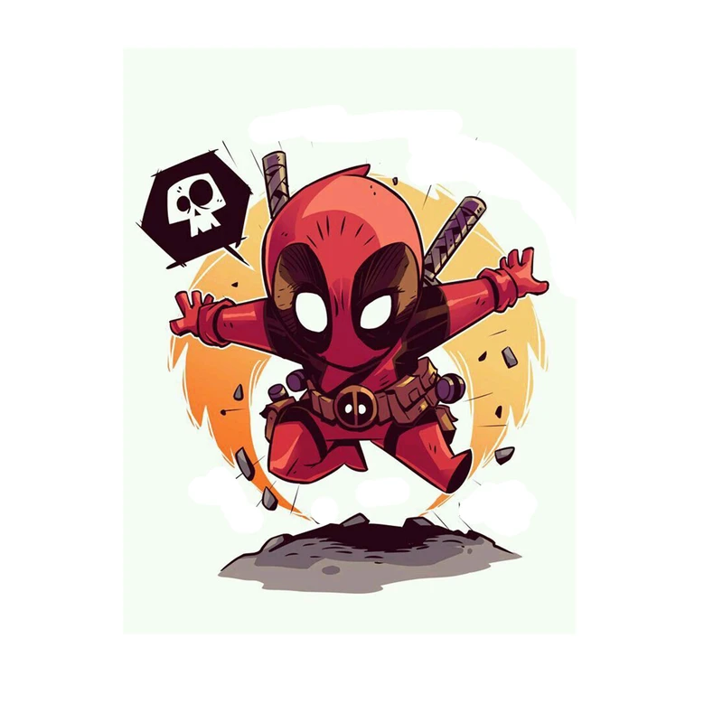 استیکر لپ تاپ و موبایل مدل سریال طرح Deadpool کد 2546