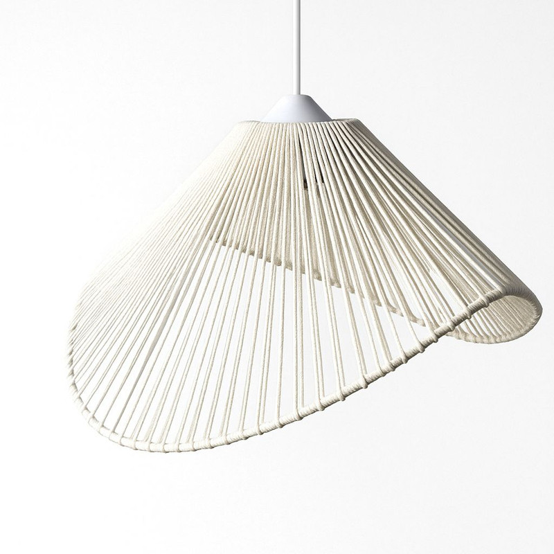 لوستر بافتنی مدل دفرمه دست بافت کد 60