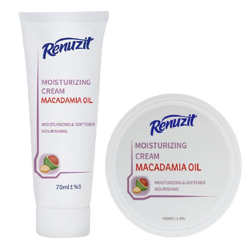 کرم مرطوب کننده رینوزیت مدل ماکادمیا حجم 150 میلی لیتر به همراه کرم مرطوب کننده رینوزیت مدل ماکادمیا حجم 75 میلی لیتر