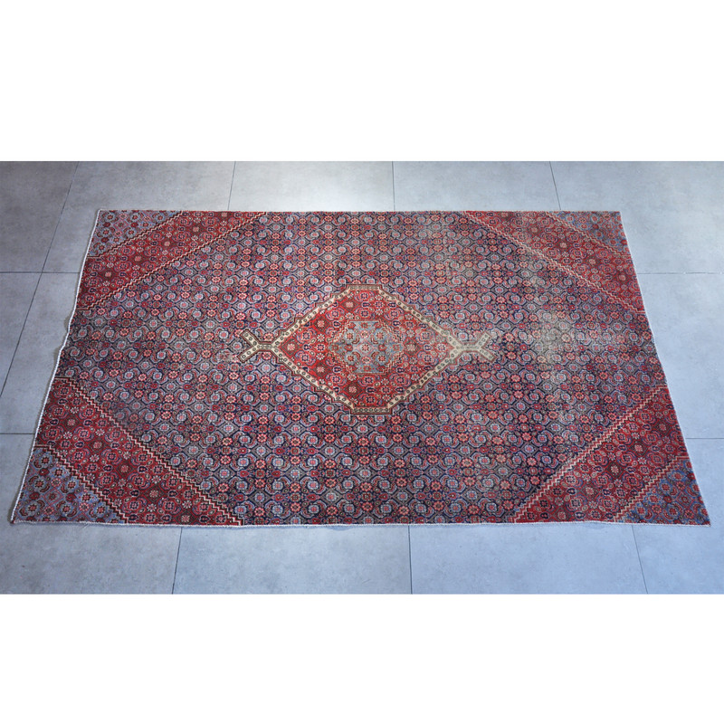 فرش دستبافت سه و نیم متری امیرخیز مدل وینتیج کد 109787