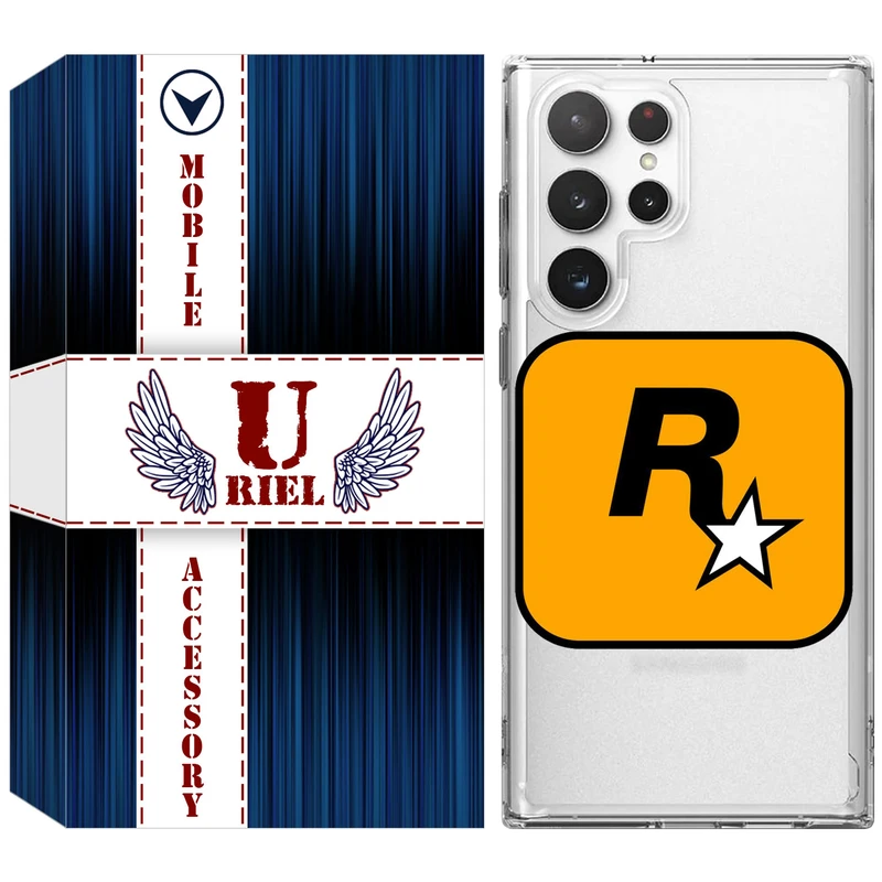 کاور یوریل مدل Clear کد 54 طرح راک استار مناسب برای گوشی موبایل سامسونگ Galaxy S22 Ultra