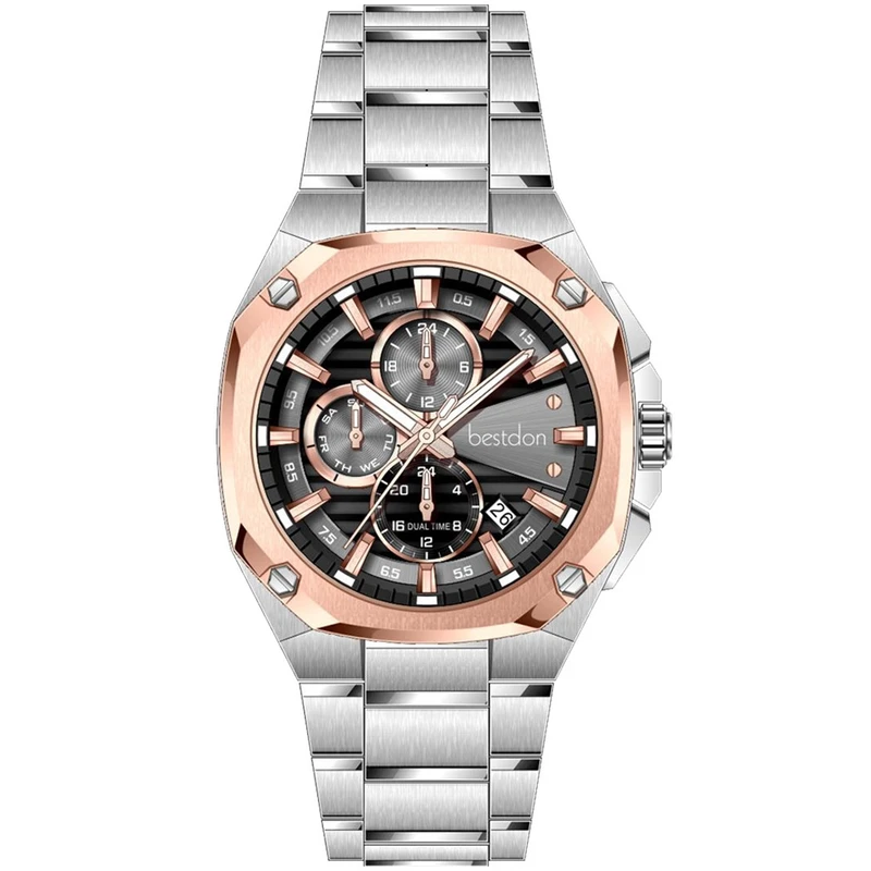 ساعت مچی عقربه‌ای مردانه کوارتز بستدون مدل BD99405G-B04