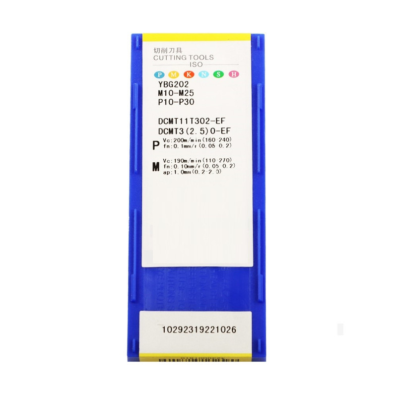 اینسرت زد سی سی مدل DCMT11T302-EF کد YBG202 بسته 10 عددی