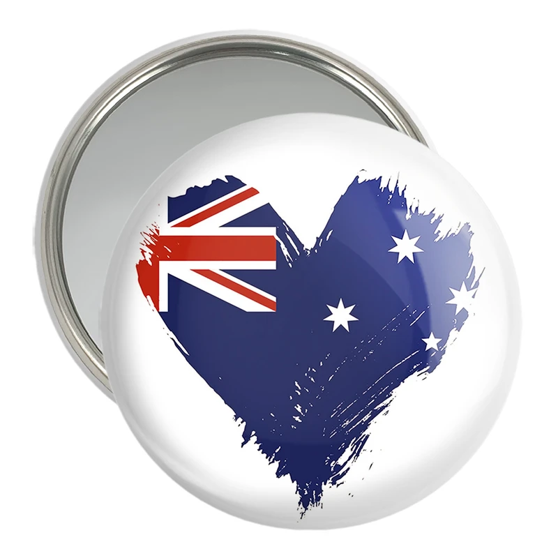 آینه جیبی خندالو مدل پرچم استرالیا  کد 20627