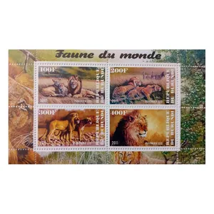 تمبر یادگاری مدل گونه های در حال انقراض 25 مجموعه 4 عددی