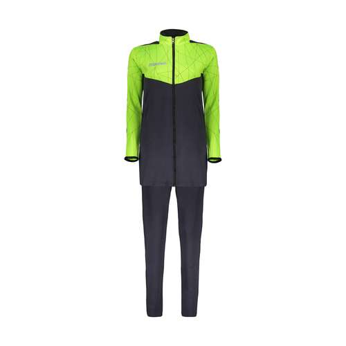 ست گرمکن و شلوار ورزشی زنانه مدل دیو رنگ فسفری