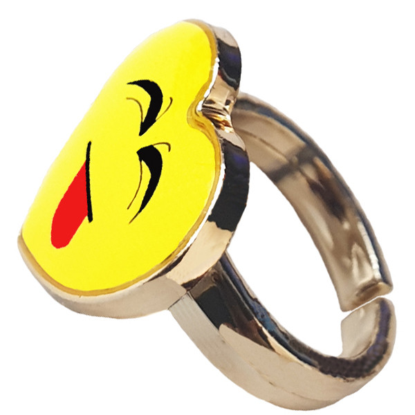 انگشتر دخترانه طرح استیکر کد 048