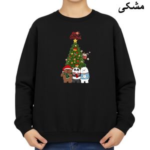 سویشرت زنانه مدل خرس کریسمس کد v11