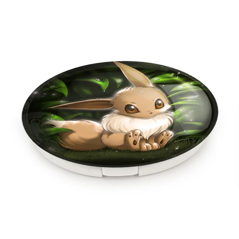 آینه جیبی خندالو طرح ایو انیمه پوکمون مدل تاشو کد 17328