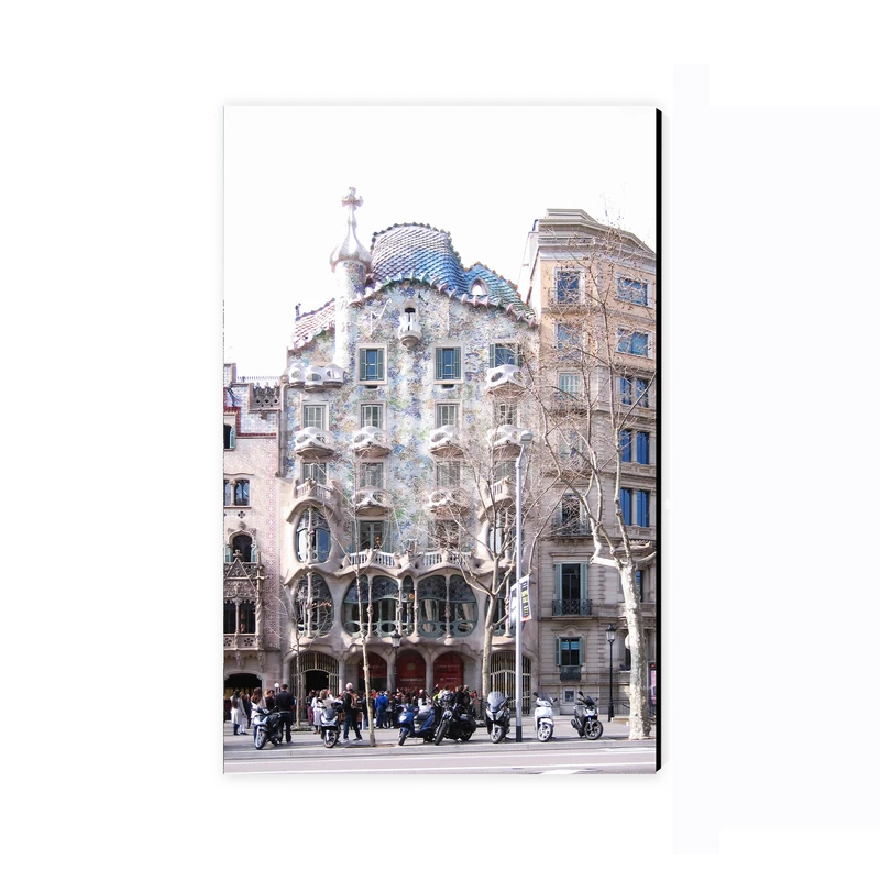 تابلو شاسی عرش طرح گردشگری اسپانیا مدل کازا باتیو یا خانه باتیو کد As6285