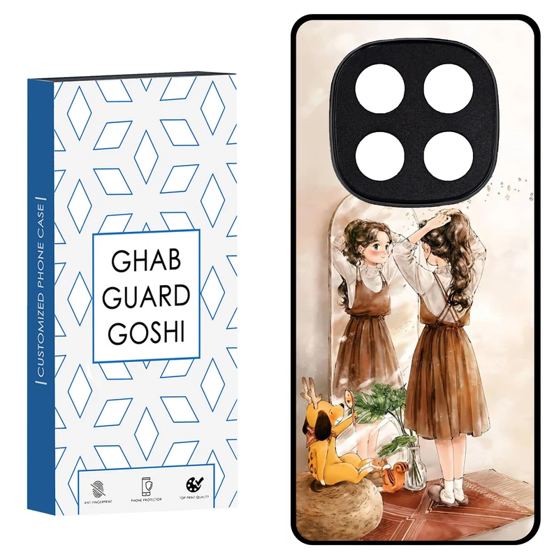 کاور قاب گارد گوشی طرح دخترانه کد FB-019 مناسب برای گوشی موبایل شیائومی redmi note 14 pro 4g / poco x7  