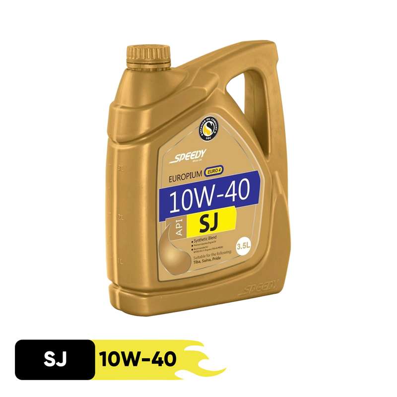 روغن موتور اسپیدی مدل Europium 10W-40 حجم 3.5 لیتر