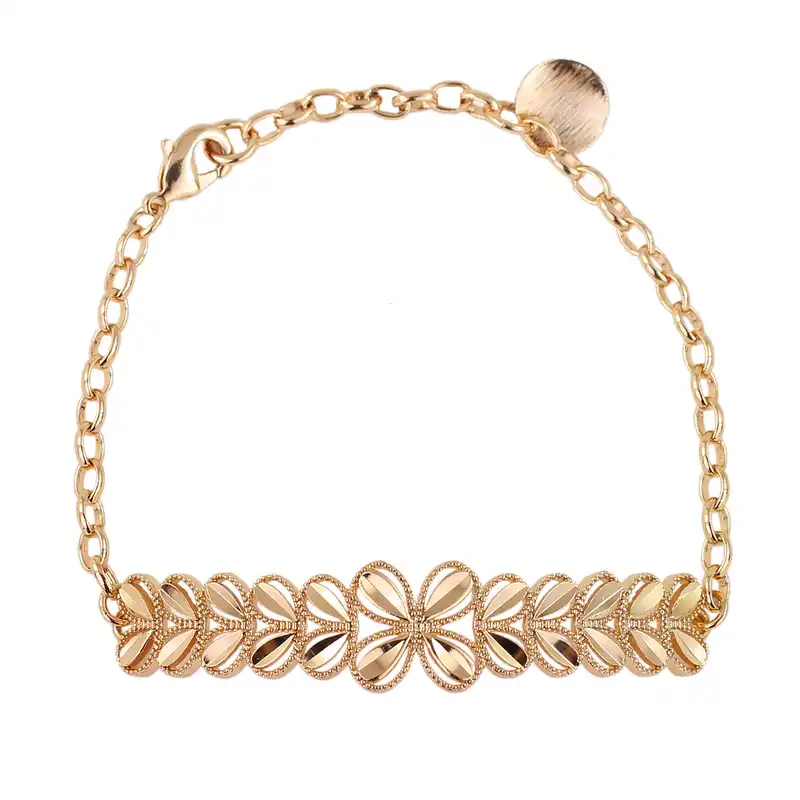 دستبند زنانه ژوپینگ مدل گل کد DD412