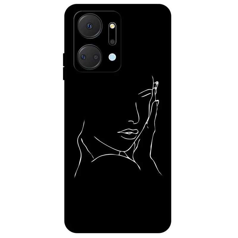 کاور مگافون طرح دخترانه مدل 8153 مناسب برای گوشی موبایل آنر X7A