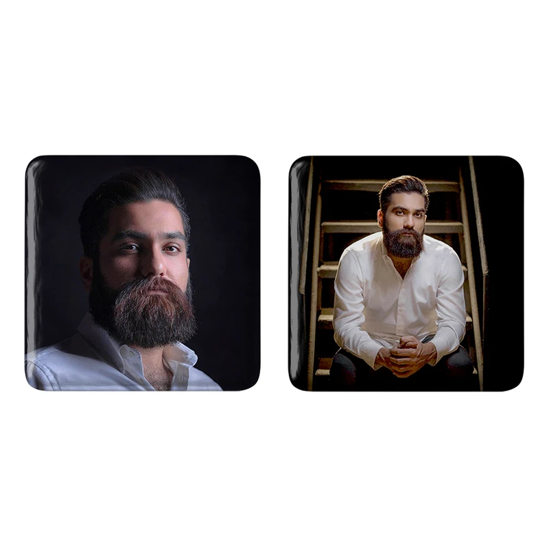 مگنت خندالو مدل علی زندوکیلی کد 40474040 مجموعه 2 عددی