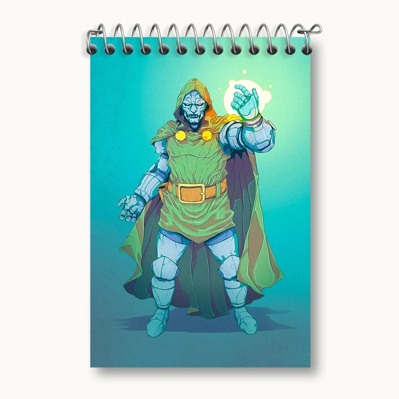 دفتر یادداشت 50 برگ خندالو مدل Doctor Doom کد F229
