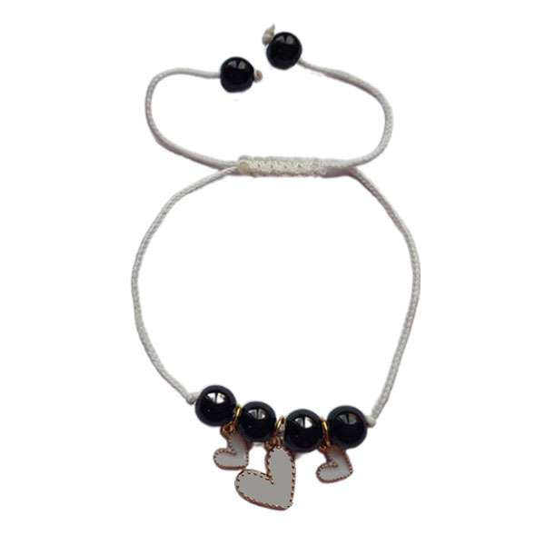 دستبند زنانه مدل آویز سه تایی طرح قلب کد HC238 دستبند زنانه مدل آویز سه تایی طرح قلب کد HC238