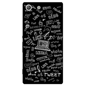 Megafone Social Media 1898 Cover For Sony Xperia M5