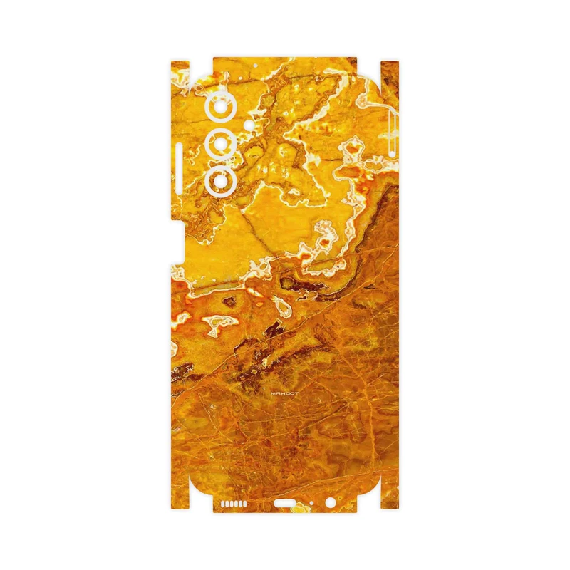 برچسب پوششی ماهوت مدل Gold Marble-FullSkin مناسب برای گوشی موبایل سامسونگ Galaxy M14