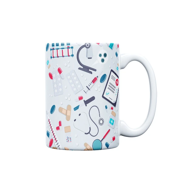 ماگ مدل مناسبتی طرح روز پزشک کد 842