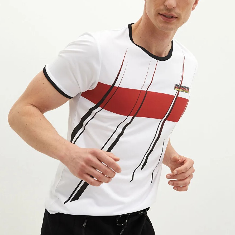تی شرت آستین کوتاه ورزشی مردانه ال سی وایکیکی مدل Germany