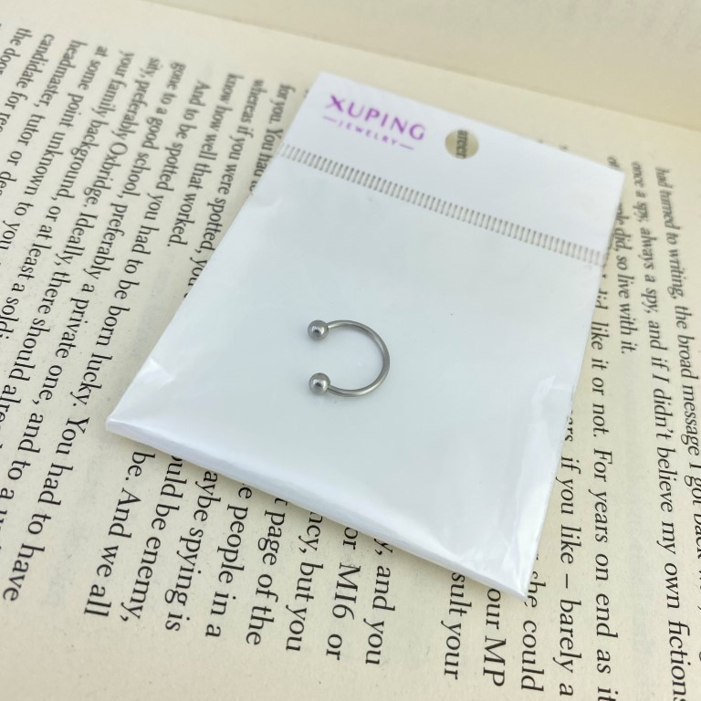 پیرسینگ زنانه ژوپینگ مدل اسمایل کد P4081 پیرسینگ زنانه ژوپینگ مدل اسمایل کد P4081