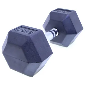 دمبل  مدل Rubber1706 وزن 20 کیلوگرم