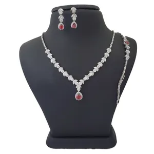 نیم ست نقره زنانه ترمه ۱ کد S 0030