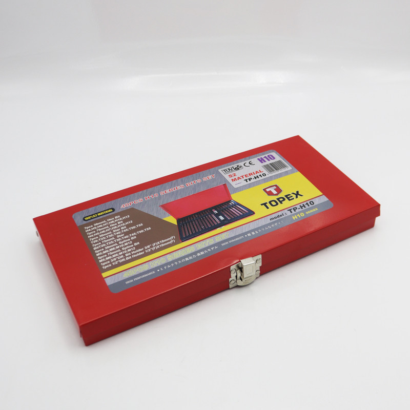 آچار آلن بیت خور تاپکس مدل YPGH-BIT-40 مجموعه 40 عددی