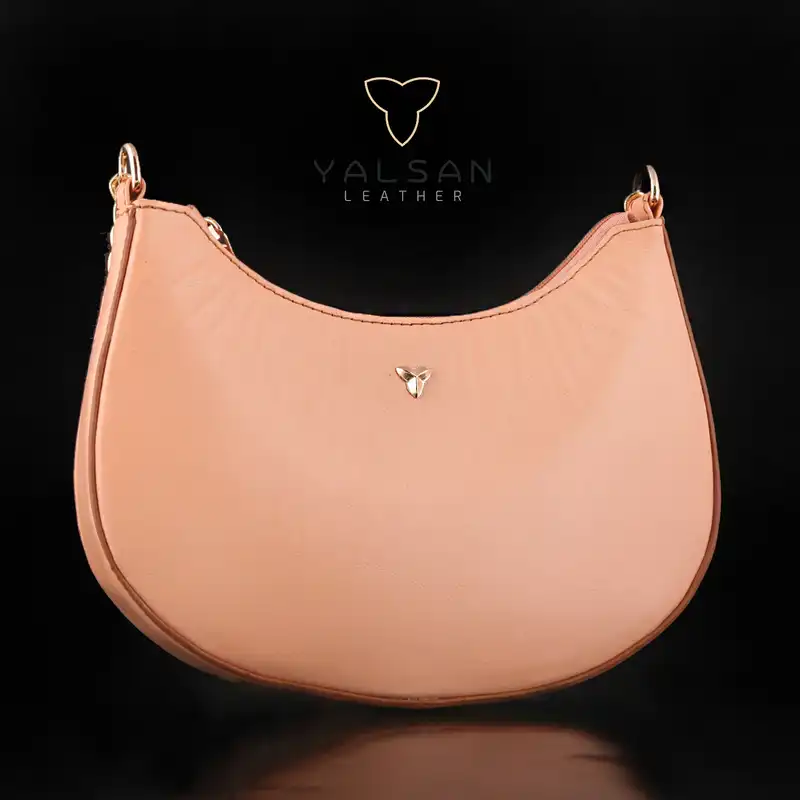 کیف دوشی زنانه چرم یلسان مدل دلسا کد DLSA-077-BS