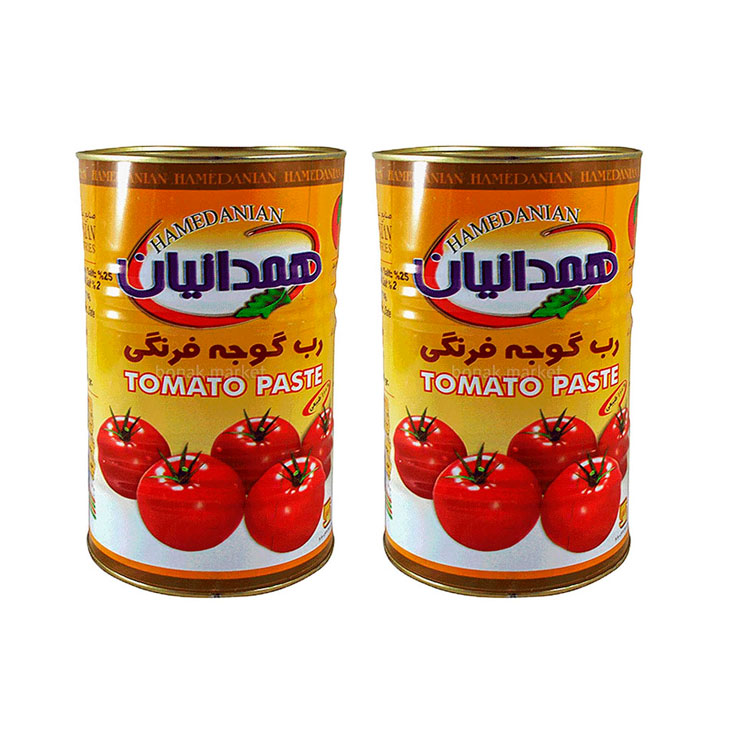 رب گوجه فرنگی همدانیان  - 4.5 کیلو گرم بسته 2 عددی