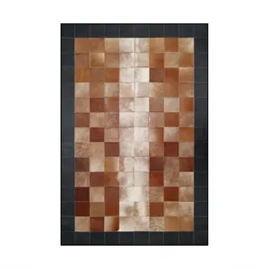 کلاژ فرش پوست و چرم کمالی مدل AD-00382