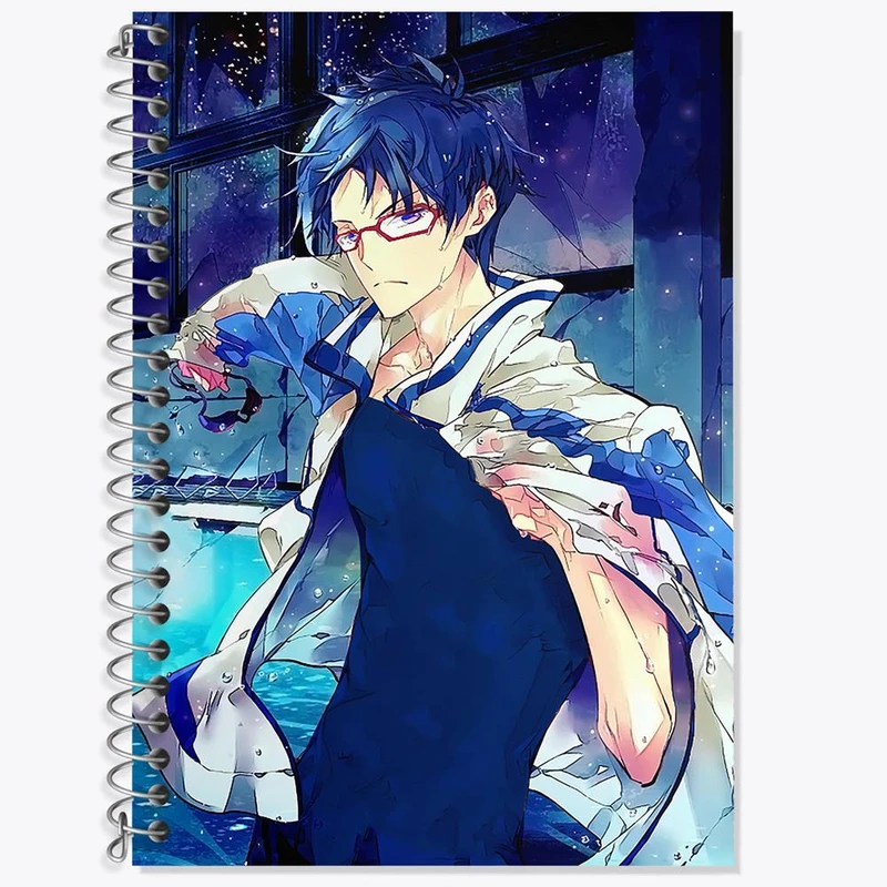 دفتر زبان 50 برگ خندالو مدل دو خط طرح ری انیمه فری تیل Fairy Tail کد 15622