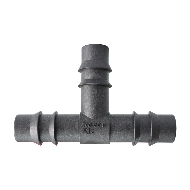 سه راهی آبیاری روان ریز مدل RR-Tee16mm بسته 100 عددی
