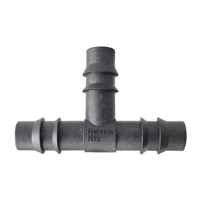 سه راهی آبیاری روان ریز مدل RR-Tee16mm بسته 100 عددی