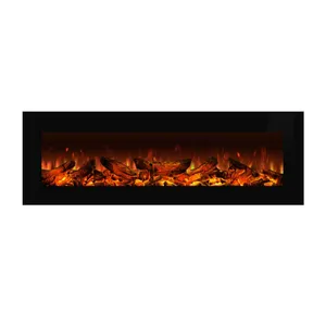 میز تلویزیون دیواری شومینه بیستون مدل 40×150