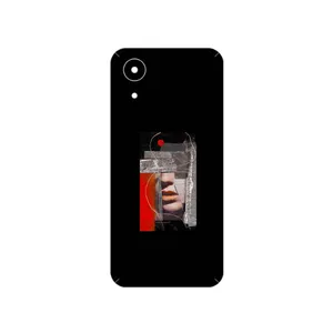 MAHOOT Collage of Mouth Cover Sticker for Samsung Galaxy A03 Core