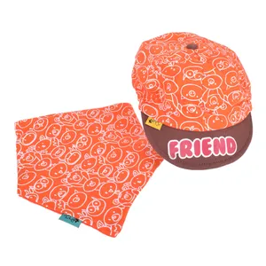 ست کلاه و دستمال گردن نوزادی پسرانه کد 04