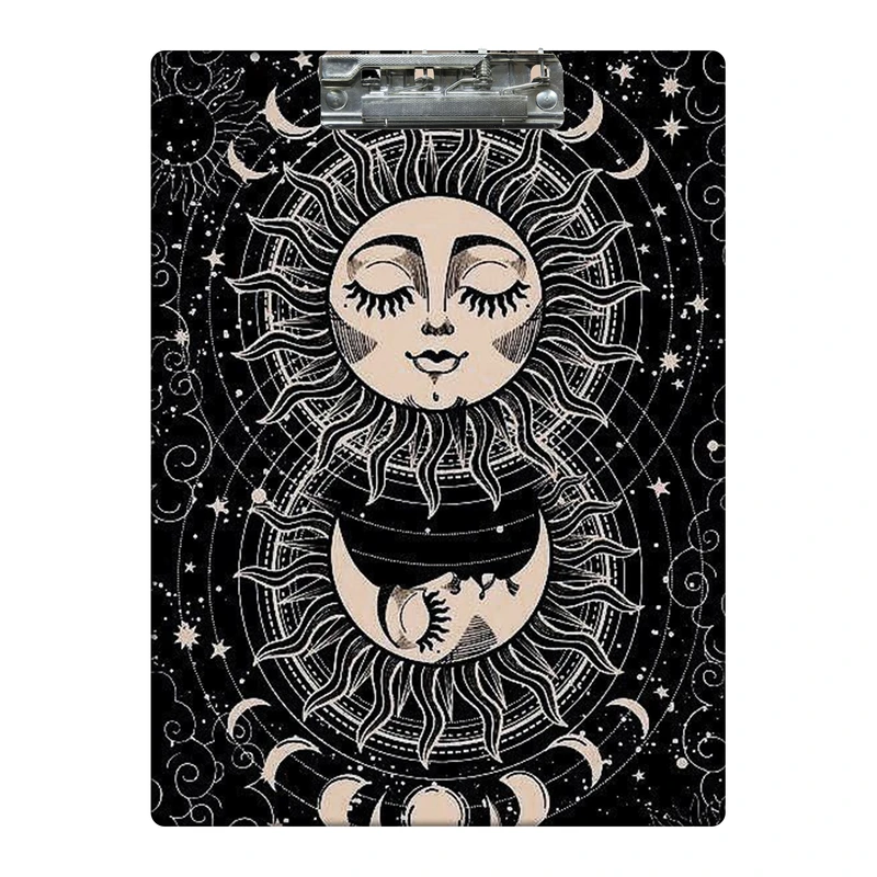 تخته شاسی طرح خورشید و ماه کد 1659680 سایز A4