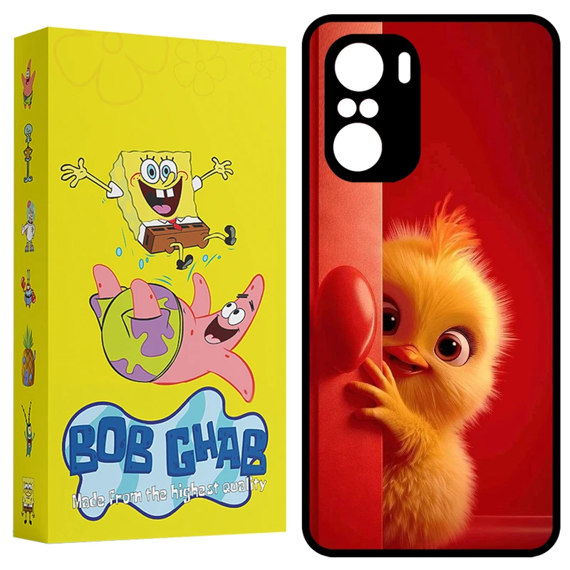 کاور باب قاب طرح جوجه مدل BCPF3 مناسب برای گوشی موبایل شیائومی Poco F3 / Redmi K40 / Redmi K40 Pro / Redmi K40 Pro Plus / Mi 11i