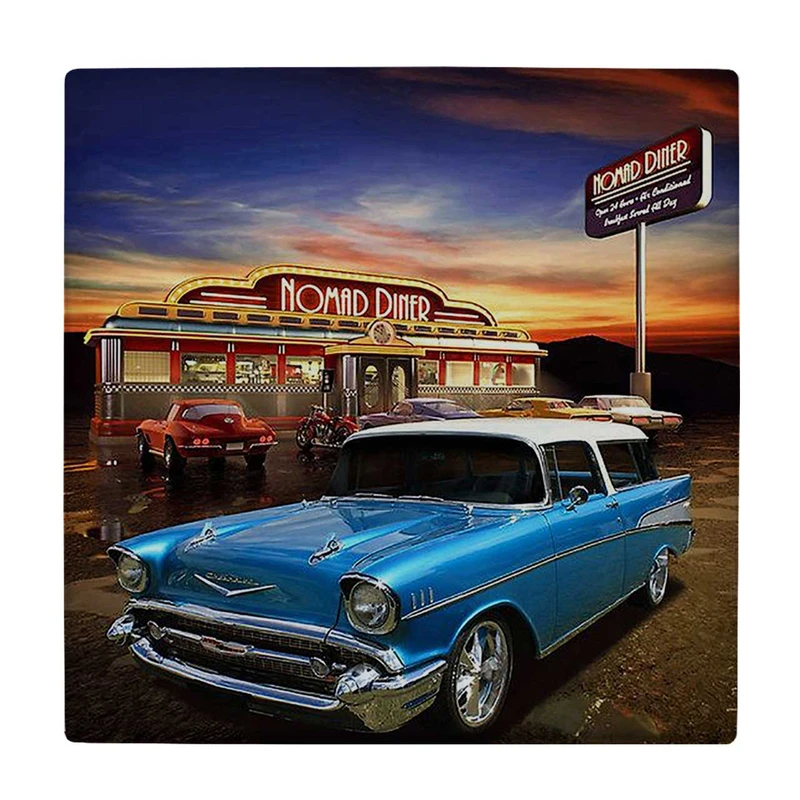 زیر لیوانی  طرح اتومبیل کلاسیک کد    6104526_5356