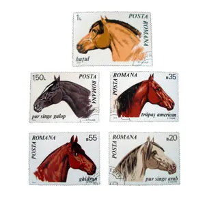 تمبر یادگاری مدل اسب کد h-710 مجموعه 5 عددی