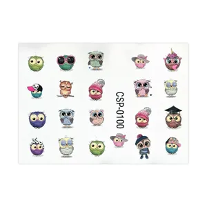 لنز ناخن مدل جغد کد 100